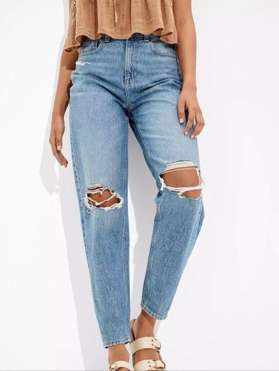 American Eagle Outfitters Denim - American Eagle Size 8 High-Waisted Relaxed Mom Jean